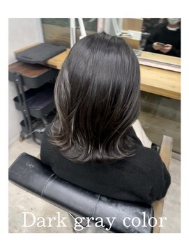 ビューティーサロン ガーデン(beauty salon garden) ブリーチなし！透明感グレー×艶ボブ ☆ 担当 蒼 ☆
