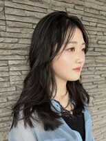 ハイバレーヘアーメゾン(HIGH VALLEY HAIRMAISON)&nbsp;韓国レイヤー顔周りカット小顔カット艶髪ロングレイヤー