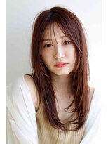 ヘアーアンドメイク エイダ(hair&make eida) 斜めバング髪質改善ストレート 神保町/神保町駅