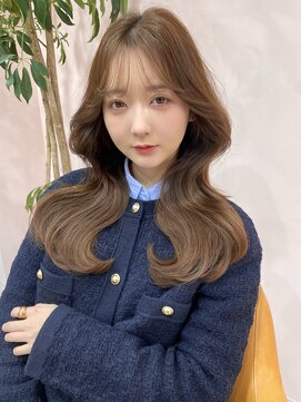 ボタン シブヤ(VOTAN SHIBUYA) カラー/ベージュ/韓国ヘア/渋谷/レイヤー/顔まわり