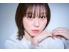 【サラツヤストレート】　顔周り縮毛矯正+カット　￥11,900