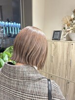 ミリィ 四日市(mily)&nbsp;切りっぱなしボブ×ベージュブラウン
