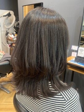 アルター(aL ter) くびれミディアム［切りっぱなしボブ/ピンクブラウン/鎌取］