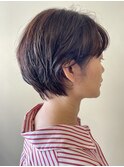 ニュアンスパーマ×ショート