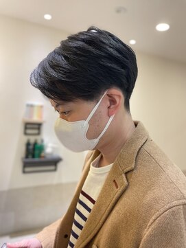 ヨシザワインク プレミアム 築地店(YOSHIZAWA Inc. PREMIUM) 築地/ナチュラルバックツーブロックパーマスタイ