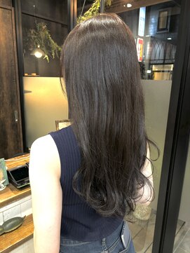 リュンヌ 門前仲町(lune) ★似合わせカットグレーベージュ髪質改善インナーカラー前髪