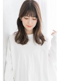 【骨格に合わせます♪】小顔に見える前髪×ミディアムレイヤー