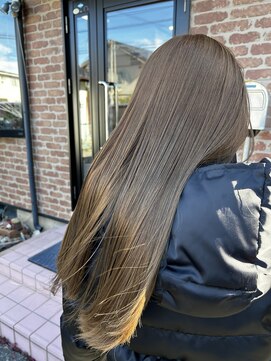 コーラル(Coral) 【Coral】ブリーチなしアッシュベージュカラー