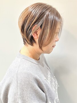 モリオ(morio) <前下がりショート耳かけショートボブ大人ショートボブ30代40代2