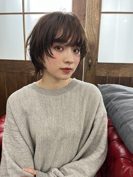 トイロ 中目黒(Toiro) ショートウルフパーマ/ショートパーマ/ウルフパーマ【大毛亮佑】