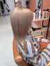 【 MEI指名限定 】カット＋リタッチブリーチ＋カラー＋トリートメント