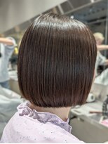 オーガニック リブ 川越(organic+live)&nbsp;20代30代かわいい切りっぱなしボブ