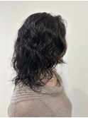 レディースミディアムパーマ