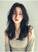 韓国レイヤーカット/顔まわりレイヤー/ひし形レイヤー