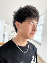 ビュートリアム 神戸(BEAUTRIUM)&nbsp;メンズショート/グレーカラー/スパイキーショート