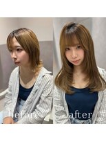 サロウィン 静岡 呉服町通り店(SALOWIN)&nbsp;アッシュカラーハイレイヤーカット＊#静岡エクステ#レイヤー