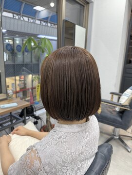 クラン 六甲道(Chlan) 柔らかベージュ×丸みボブ