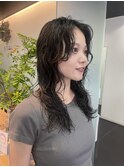 【ハクラ】ウルフパーマ ニュアンスパーマ レイヤー