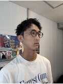 ツイストアップバングスタイル