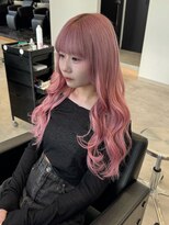 ラピステン 福岡天神 大名店(Lapis)&nbsp;ペールピンク/ブリーチ2回/エクステロング