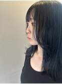 セミディ×色落ち楽しむダークトーン