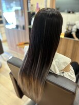 ヴァンクラウドフロムコウベ 恵庭店(VENT CLOUD from KOBE)&nbsp;ホワイトベージュグラデーションカラー/ダブルカラー