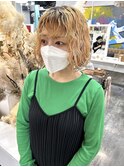 20代30代ボブパーマブリーチパーマニュアンスパーマ岡山パーマ