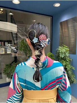 ウクラ バイ レシッド 池袋(uchla by rcid) 成人式☆卒業式☆玉ねぎへア☆アレンジヘア