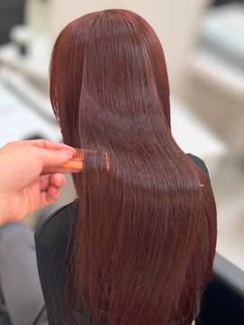 ジ エクト リアン 箕面店(The Ect Lien) 似合わせカット◆切りっぱなしボブ×透明感カラー