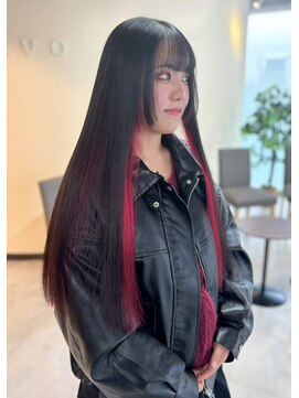 ブリッツレボルト(BLITZ R EVOLUT) 着物ヘア/ダークアッシュ/ミディアムレイヤーカット/柏駅