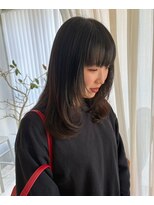 ガリカ 博多(Gallica) <ゲスト>ぱっつん前髪に上品ミディアムレイヤー