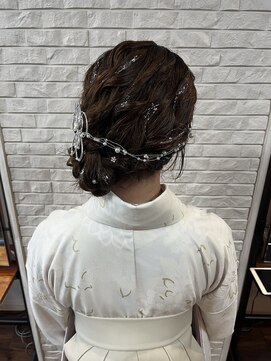 ザブックハンドサロン(The book hand salon) 袴×サイドシニヨン