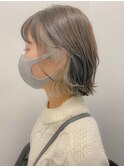 グレーのインナーカラー