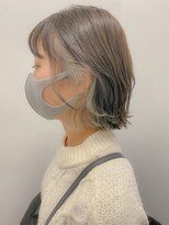 ロンドシエル 横浜(Lond ciel) グレーのインナーカラー