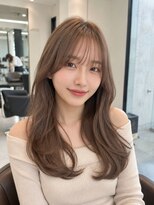 ラファンジュ ヘアー クレオ(Rohange hair Creo)&nbsp;アッシュベージュ/くびれカール/ふんわり感/透明感