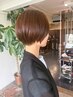 【梶 指名】小顔×朝ラク♪似合わせショート&艶カラー+TR ¥16500→¥11550