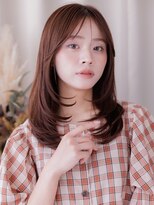 カバーヘア ブリス 北浦和(COVER HAIR bliss) ブリーチなしモカブラウンツーウェイバングシャギーカット20代a