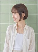 丸みシースルーコンパクトボブ