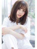 エフォートレスに大人可愛いとろみワンカールミディアム