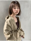 【mee.】ブチ　オシャレ外はねボブ