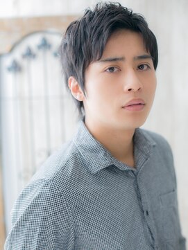 グルーミングサロン バーバー キャッスル 北浦和西口(Grooming salon Barber Castle) ワイルドアップバング★黒髪ショートA