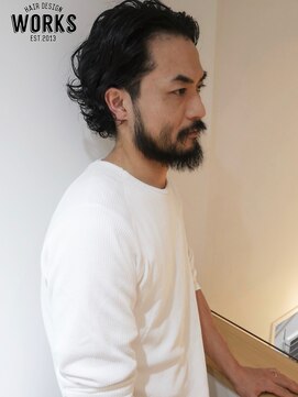 ワークス ヘアデザイン(WORKS HAIR DESIGN) ミディアムヘアーメンズパーマ