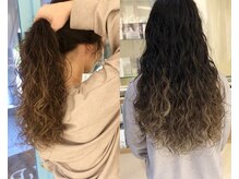 ブリーチにパーマ♪ロングのウェーブヘアで外国人風パーマもお任せ下さい^ ^