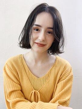 アイティーバイアルバム 八王子店(IT by ALBUM) ラフウェーブ_マロンベージュAラインボブかきあげロング_38130