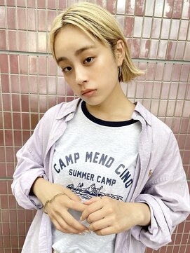 レトン 銀座(leton) 美髪/ホワイトグレージュ/大人かわいい/こなれミディ[銀座]