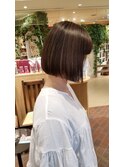 ボブ/パッツン前髪/ワンレン/白髪染め/トリートメント