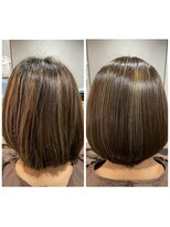 アミーベルフォワ(AMI a BELLE Foi)&nbsp;【髪質改善】×【ニュアンス漂うツヤ美ボブ】
