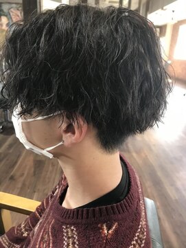 ヘアーデザイン ディードット(Hair design D.) メンズルーズツイストスパイラルパーマ