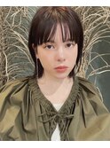 ワイドバング大人ストレート/20代30代/表参道