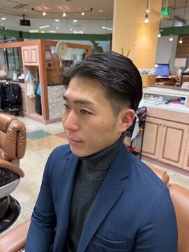 アポロカットステージ 相模大野店 アップバング/ツーブロックマッシュ<理容室>[メンズ/相模大野]